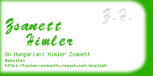 zsanett himler business card